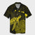 Matching Dress and Hawaiian Shirt Hawaii Polynesian Hibiscus Turtle Map Yellow RLT14 - Polynesian Pride