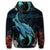 Hawaiian Polynesian Honu Sea Hibiscus Hoodie - Polynesian Pride