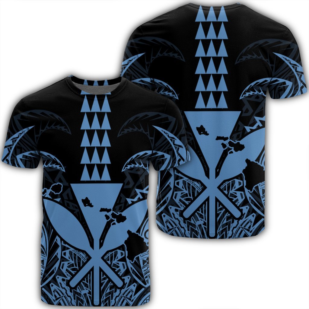 Hawaii Polynesian Kanaka Kakau T Shirt Alan Style Pastel Unisex Black - Polynesian Pride