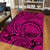 Hawaii Polynesian Maori Lauhala Pink Area Rug - AH - Polynesian Pride