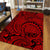 Hawaii Polynesian Maori Lauhala Red Area Rug - AH - Polynesian Pride