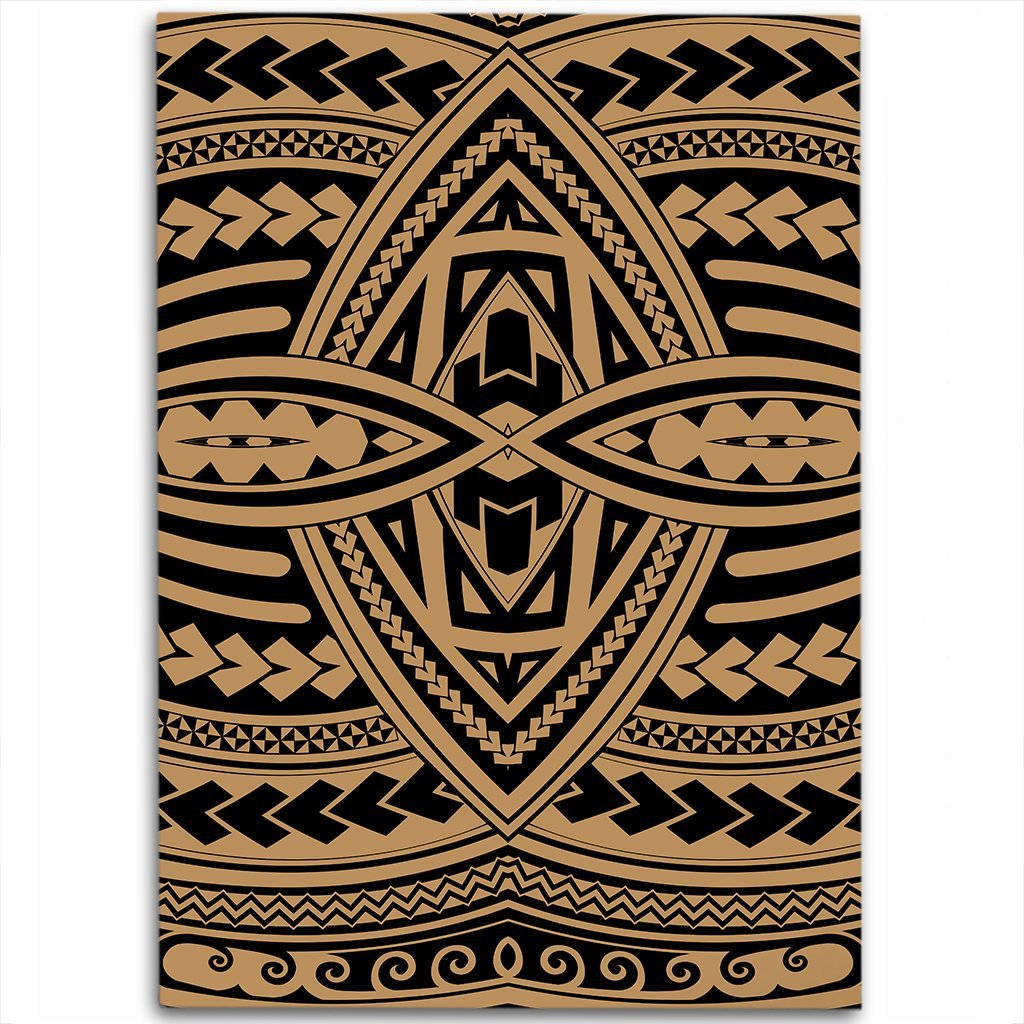 Hawaii Polynesian Seamless Gold Area Rug - AH Luxurious - Polynesian Pride