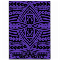 Hawaii Polynesian Seamless Violet Area Rug - AH Luxurious - Polynesian Pride