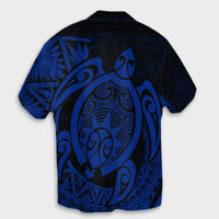 Hawaii Polynesian Turtle Hawaiian Shirt - Blue - AH - Polynesian Pride