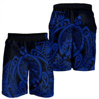 Hawaii Polynesian Turtle Men's Shorts - Blue - AH - Polynesian Pride