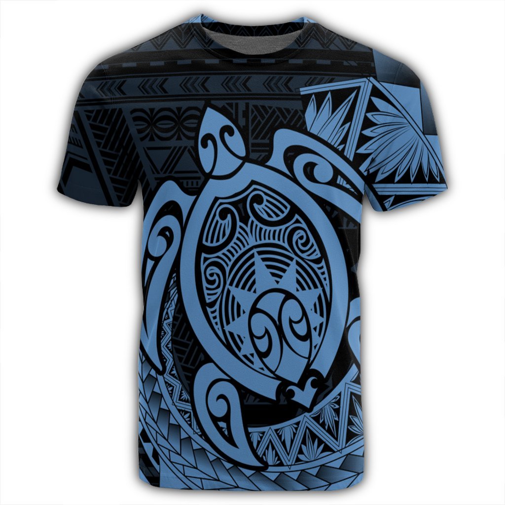 Hawaii Polynesian Turtle T Shirt Pastel - Polynesian Pride