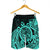 Hawaii Polynesian Turtle Men's Shorts - Turquoise - AH - Polynesian Pride