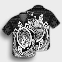 Hawaii Polynesian Turtle Hawaiian Shirt - White - AH - Polynesian Pride