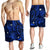 Hawaii Polynesian Turtle Hibiscus Men's Shorts - Blue - AH - Polynesian Pride