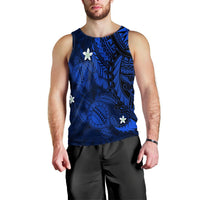 Hawaii Polynesian Turtle Hibiscus Tank Top - Blue - AH Black - Polynesian Pride