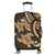 Hawaii Polynesian Turtle Hibiscus Luggage Covers - Gold - AH Black - Polynesian Pride