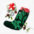 Hawaii Polynesian Turtle Hibiscus Christmas Stocking - Green - AH - Polynesian Pride