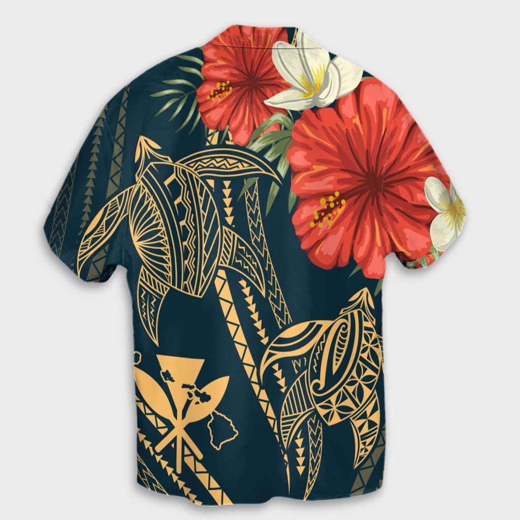 Hawaii Polynesian Turtle Hibiscus Hawaiian Shirt - Nolan Style - AH - Polynesian Pride