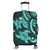 Hawaii Polynesian Turtle Hibiscus Luggage Covers - Turquoise - AH Black - Polynesian Pride