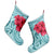 Hawaii Polynesian Turtle Hibiscus Blue Christmas Stocking - Bless Style - AH - Polynesian Pride