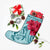 Hawaii Polynesian Turtle Hibiscus Blue Christmas Stocking - Bless Style - AH - Polynesian Pride