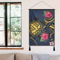 Hawaii Polynesian Turtle Hibiscus Plumeria Hanging Poster - Nane Style - AH - Polynesian Pride