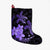 Hawaii Polynesian Turtle Plumeria Christmas Stocking - Pog Style Purple - AH Christmas Stocking 26 X 42 cm Black - Polynesian Pride