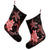 Hawaii Polynesian Turtle Plumeria Christmas Stocking - Pog Style Red - AH - Polynesian Pride