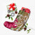 Hawaii Polynesian Turtle Tropical Hibiscus Plumeria Christmas Stocking - Gold - AH - Polynesian Pride