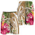 Hawaii Polynesian Turtle Tropical Hibiscus Plumeria Men's Shorts - Gold - AH - Polynesian Pride