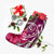 Hawaii Polynesian Turtle Tropical Hibiscus Plumeria Christmas Stocking - Pink - AH - Polynesian Pride