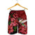 Hawaii Red Hibiscus Humming Bird Men's Shorts - AH - Polynesian Pride