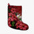 Hawaii Red Hibiscus Humming Bird Christmas Stocking - AH Christmas Stocking 26 X 42 cm Black - Polynesian Pride