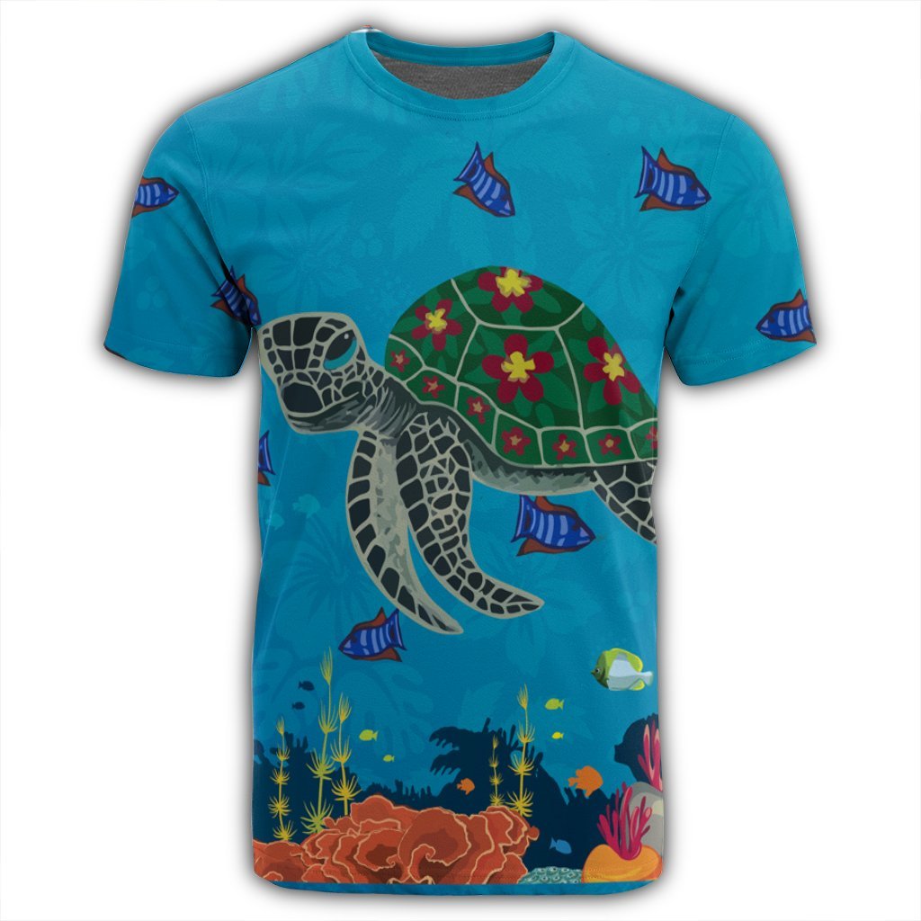 Hawaii Sea Cartoon T Shirt - Polynesian Pride