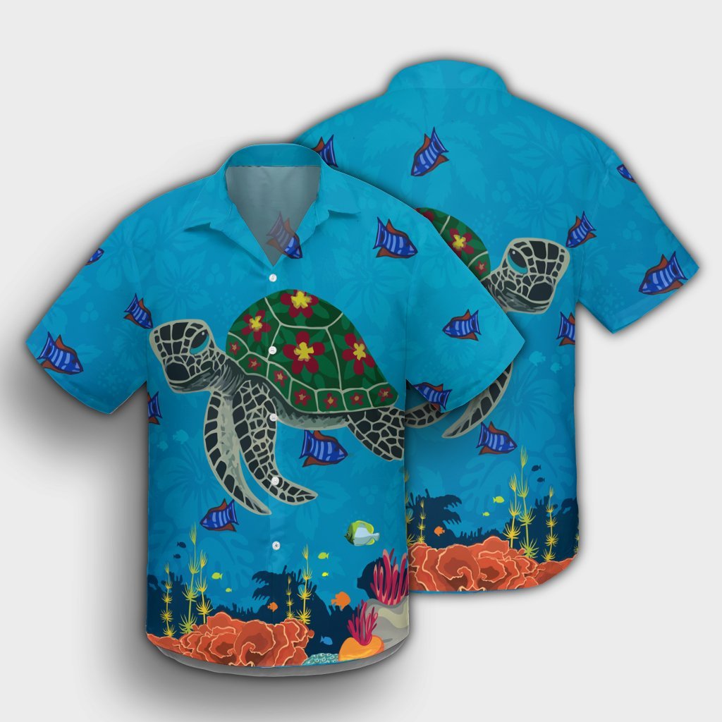 Hawaii Sea Cartoon Hawaiian Shirt - AH - Polynesian Pride