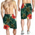 Hawaii Sea Turtle Hibiscus Plumria Men's Shorts - AH - Polynesian Pride