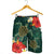 Hawaii Sea Turtle Hibiscus Plumria Men's Shorts - AH - Polynesian Pride