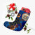 Hawaii Seal Of Hawaii Hibiscus Ocean Turtle Polynesian Christmas Stocking - AH - Polynesian Pride