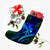 Hawaii Shark Polynesian Tropical Christmas Stocking - Blue - AH - Polynesian Pride