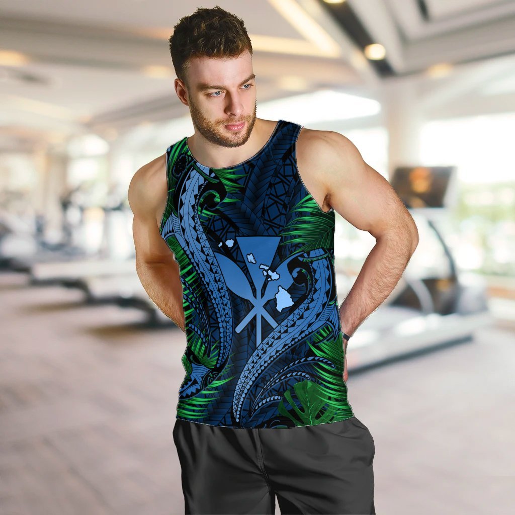 Hawaii Shark Polynesian Tropical Tank Top - Pastel - AH - Polynesian Pride