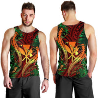 Hawaii Shark Polynesian Tropical Tank Top - Red - AH - Polynesian Pride