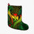 Hawaii Shark Polynesian Tropical Christmas Stocking - Reggae - AH Christmas Stocking 26 X 42 cm Black - Polynesian Pride