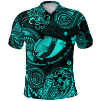 Hawaii State Fish: Humuhumu Nukunuku Apuaa Polynesian Polo Shirt Unique Style Turquoise LT8 - Polynesian Pride