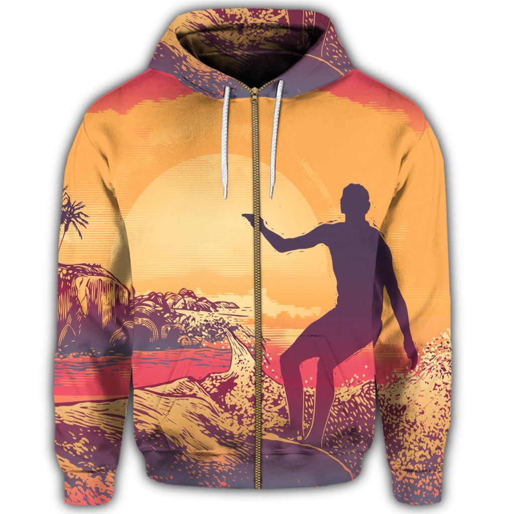 Hawaii Suffer Zip Hoodie - Polynesian Pride