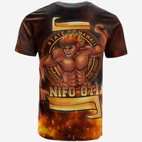 Hawaii Custom T Shirt The Fire Knife Dance - Polynesian Pride