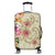 Hawaii Triple Marble Turtle Polynesian Hibiscus Luggage Covers - AH - Benjamin Style - Beige Black - Polynesian Pride