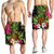 Hawaii Tropical Flowers Pineapple Men's Shorts - AH - Polynesian Pride