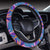 Hawaii Tropical Flowers Pink Hawaii Universal Steering Wheel Cover with Elastic Edge - Polynesian Pride