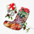 Hawaii Tropical Hibiscus Turtle Beige Christmas Stocking - AH - Polynesian Pride