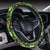 Hawaii Tropical Leaves And Plumeria Hawaii Universal Steering Wheel Cover with Elastic Edge - Polynesian Pride