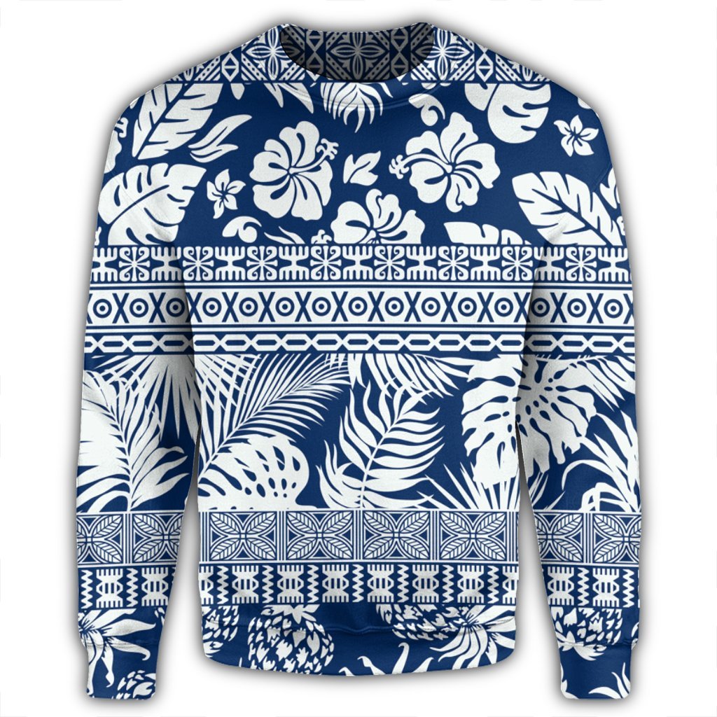 Hawaii Tropical Pattern Sweatshirt - AH - Polynesian Pride