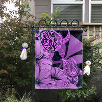 Hawaii Turtle Flag Polynesian Hibiscus Art Ver 2.0 Pink - AH - Polynesian Pride