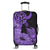 Hawaii Turtle Luggage Covers Polynesian Hibiscus Art Violet - AH Black - Polynesian Pride