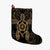 Hawaii Turtle Fixed Gold Christmas Stocking AH Christmas Stocking 26 X 42 cm Black - Polynesian Pride