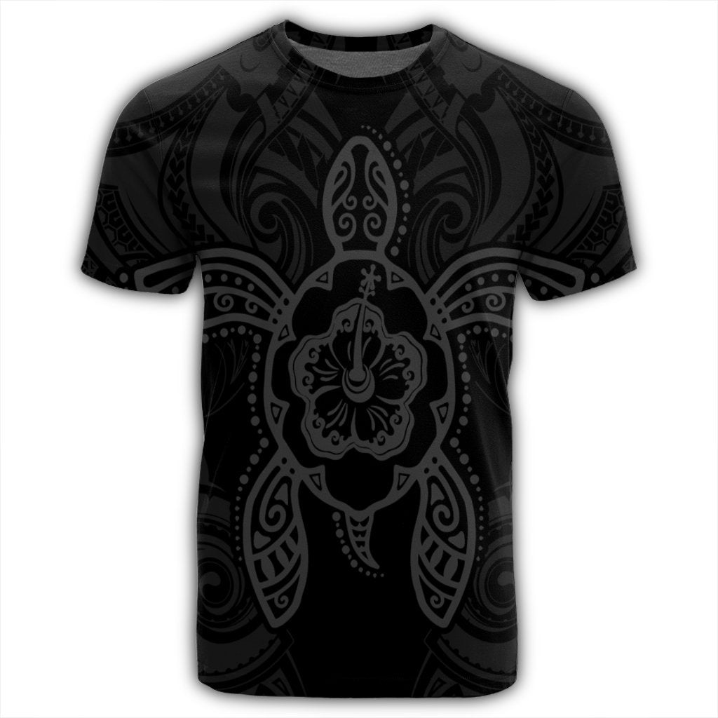 Hawaii Turtle Fixed Gray T Shirt - Polynesian Pride